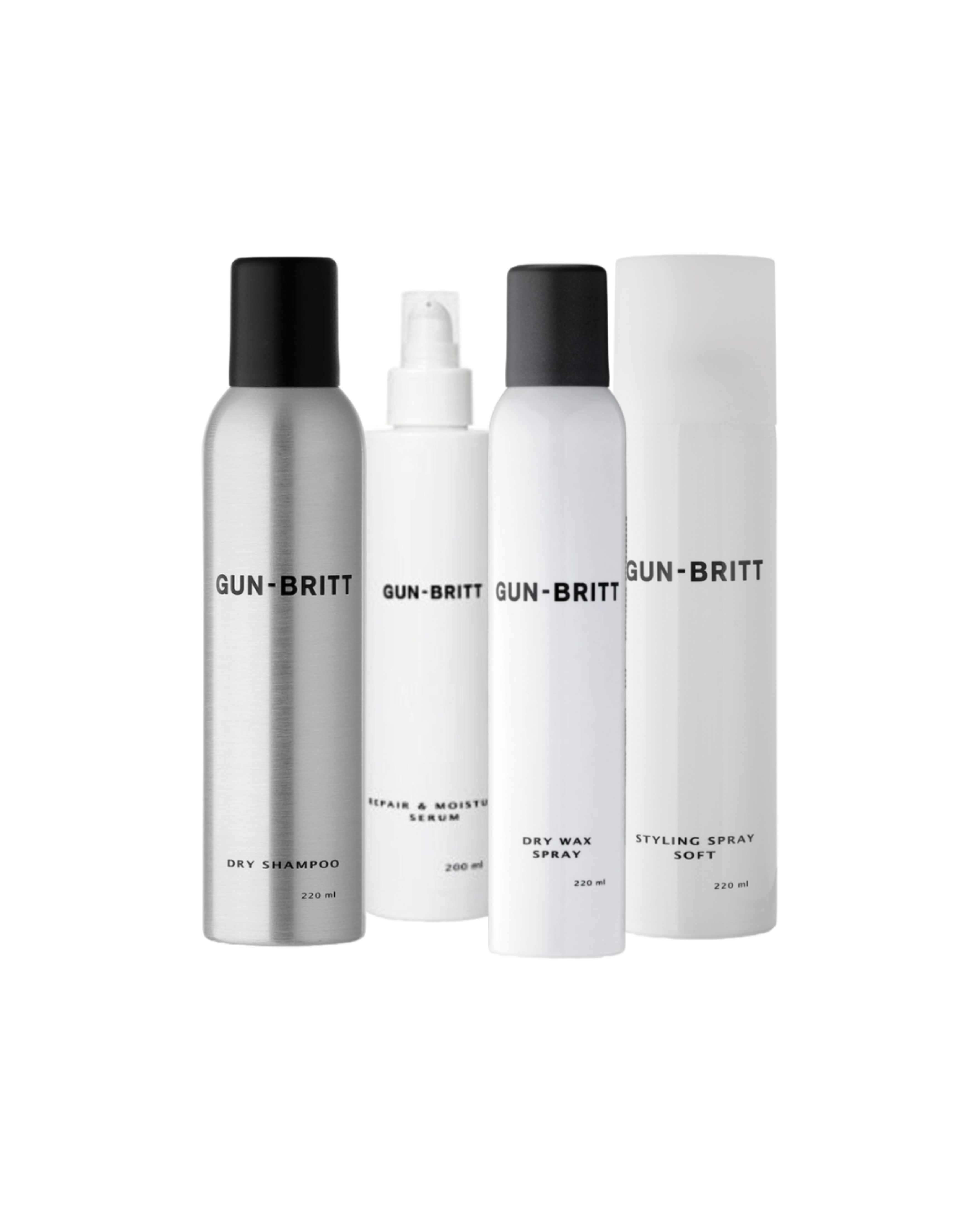 Gun-Britt Styling og pleje Pack (4 produkter)