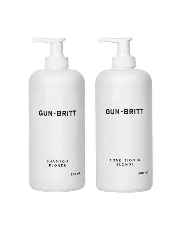 Gun-Britt ½ liters Blonde Shampoo og Conditioner Pack